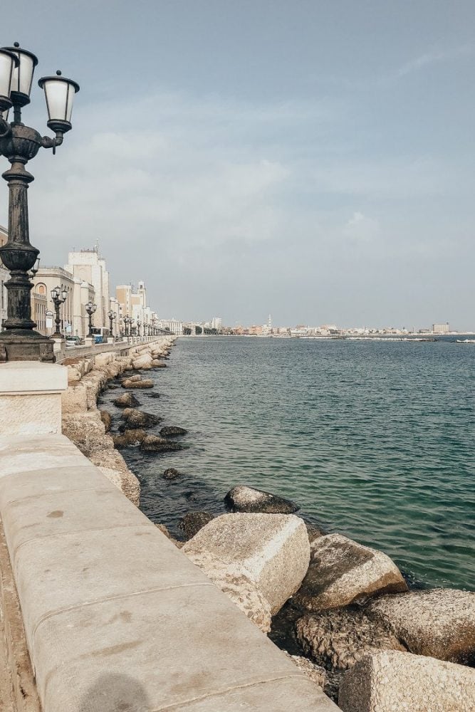 What to Do in Bari Italy. Seaside view.