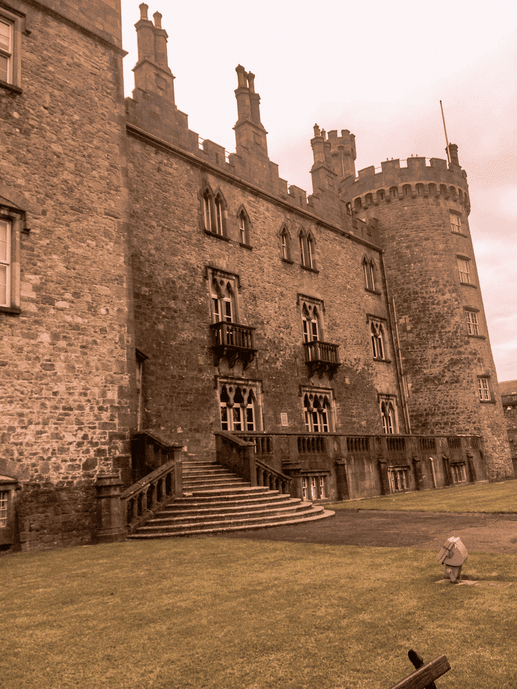 Weekend in Ireland, old stone castle