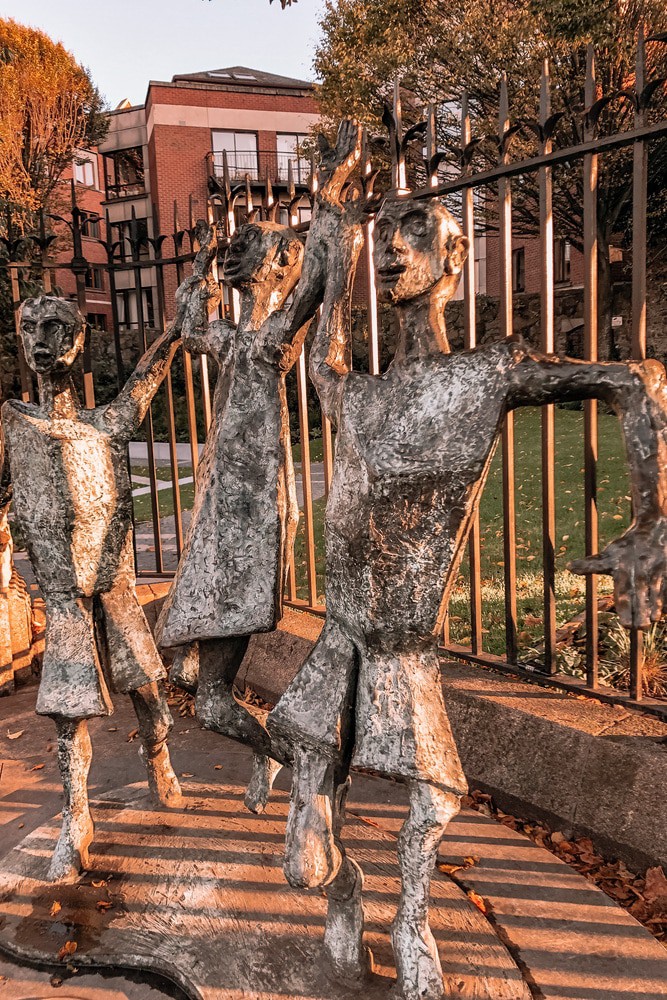 Dublin Statues on a solo trip