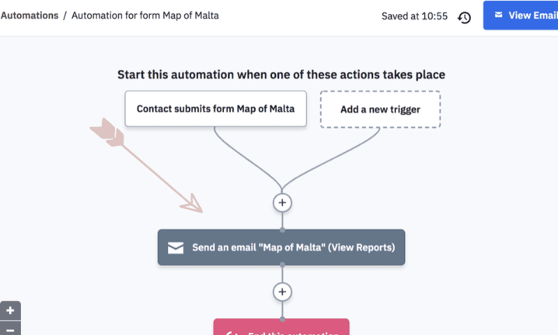 How to send and automation