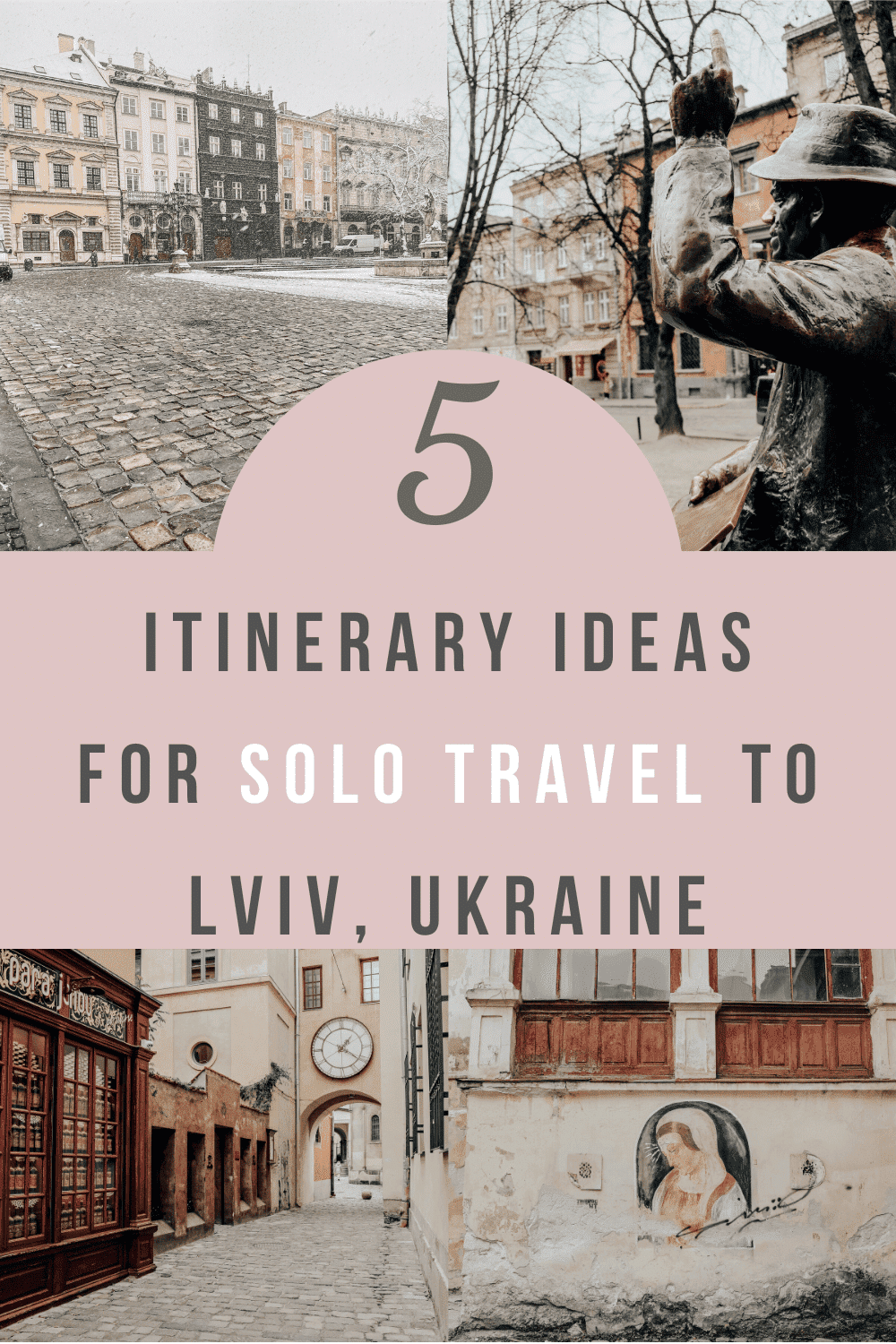 Lviv Ukraine itinerary ideas for solo travel