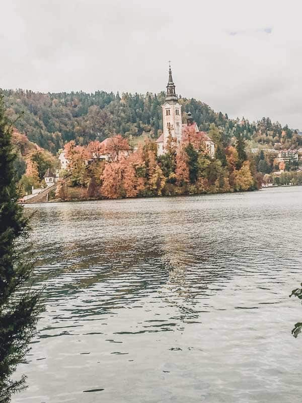 View of Bled Island | Solo Lake Bled Holiday Ideas