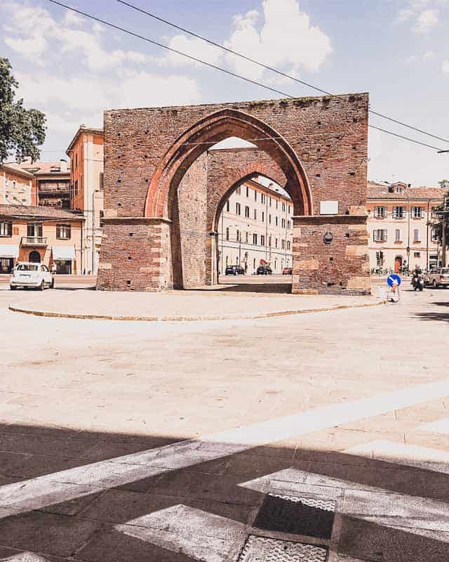 Old City Gate of Bologna