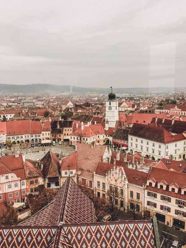 View of the Old Town Sibiu