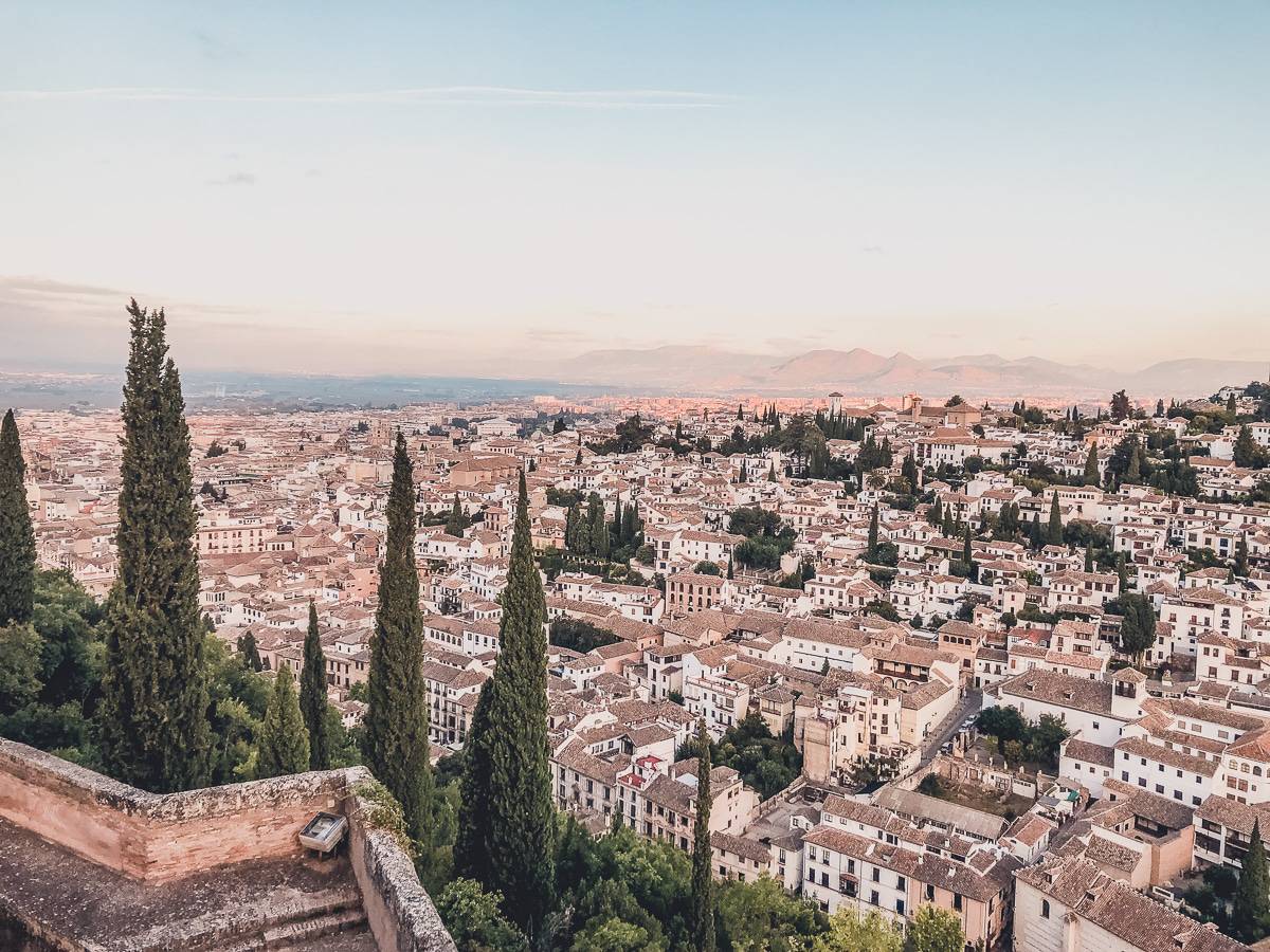 Hidden Gems of Europe Morning views of Granada Spain