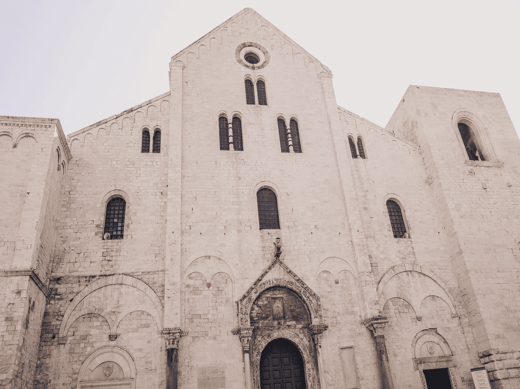 Basilica San Nicola in Bari, Italy.