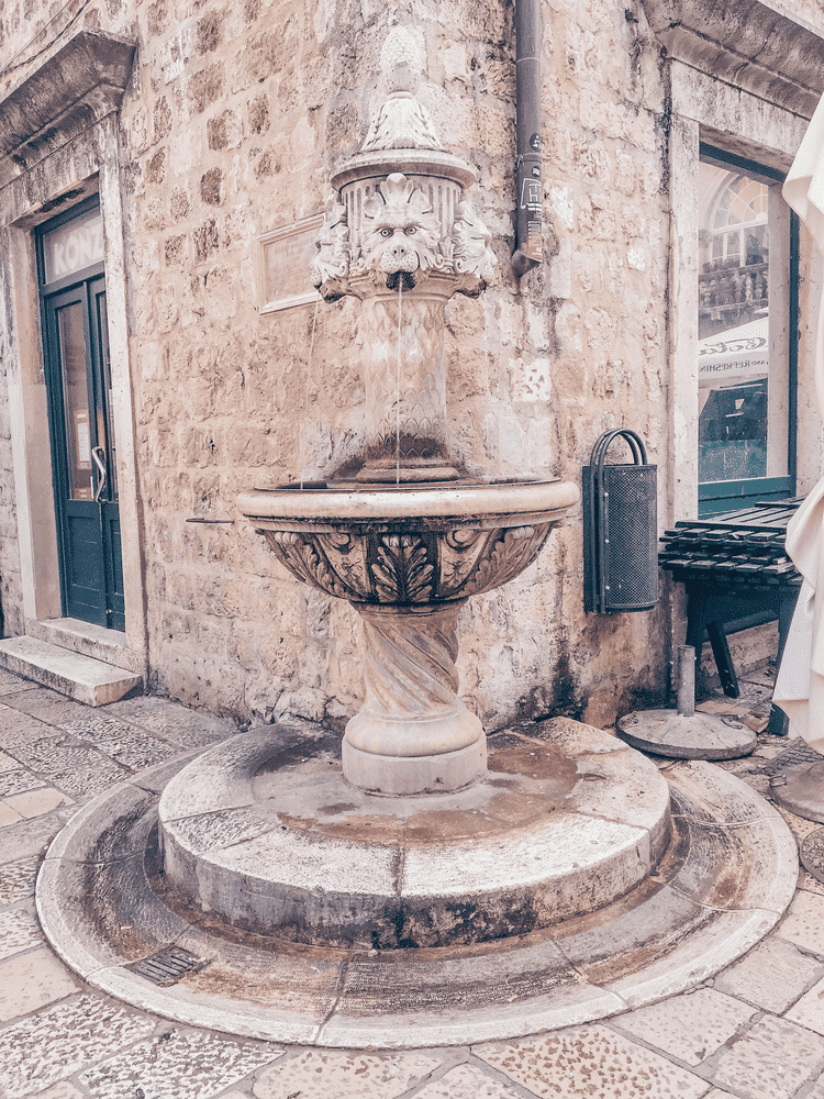 Fountains in Dubrovnik