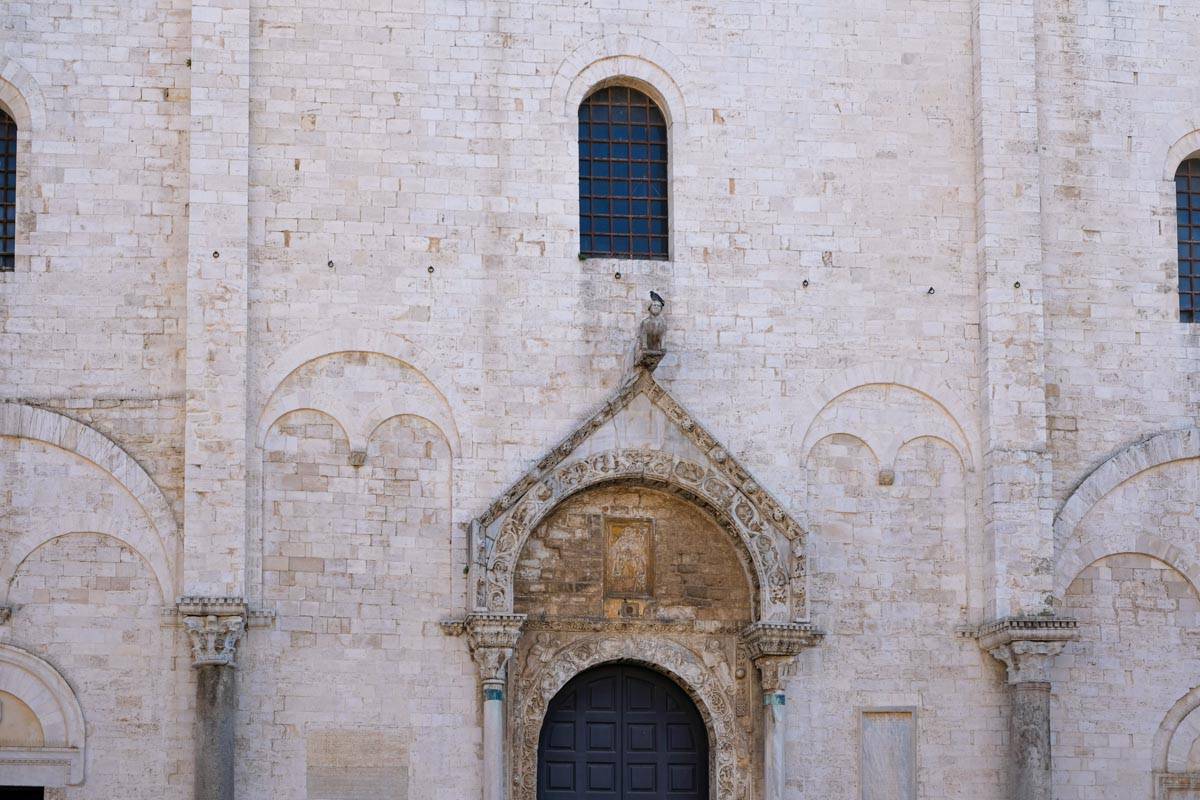 An old stone building in Bari, Italy.