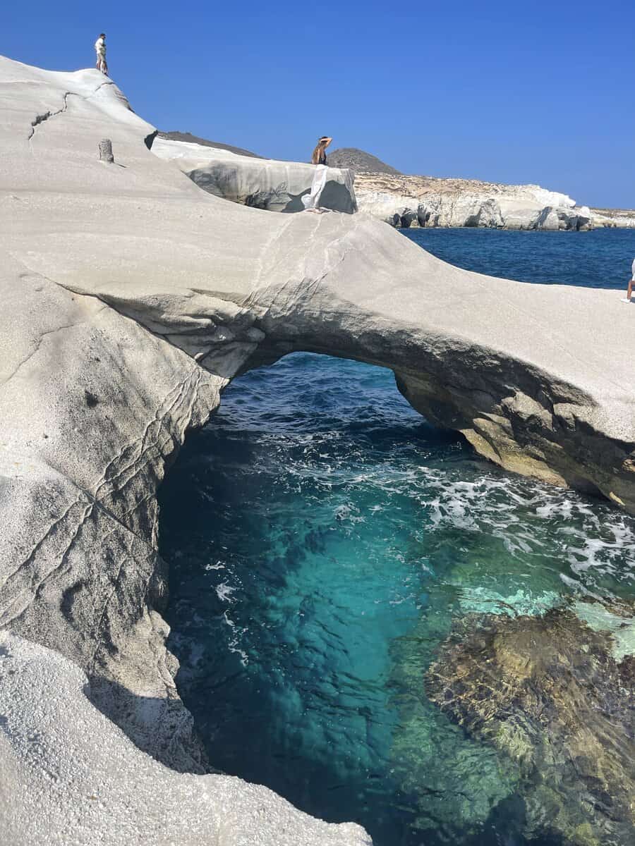 Moon Beach in Milos one of the best things to do in Milos