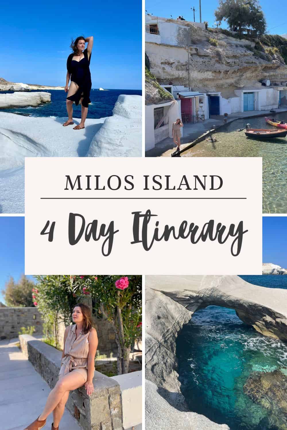 4 Day Itinerary for Milos