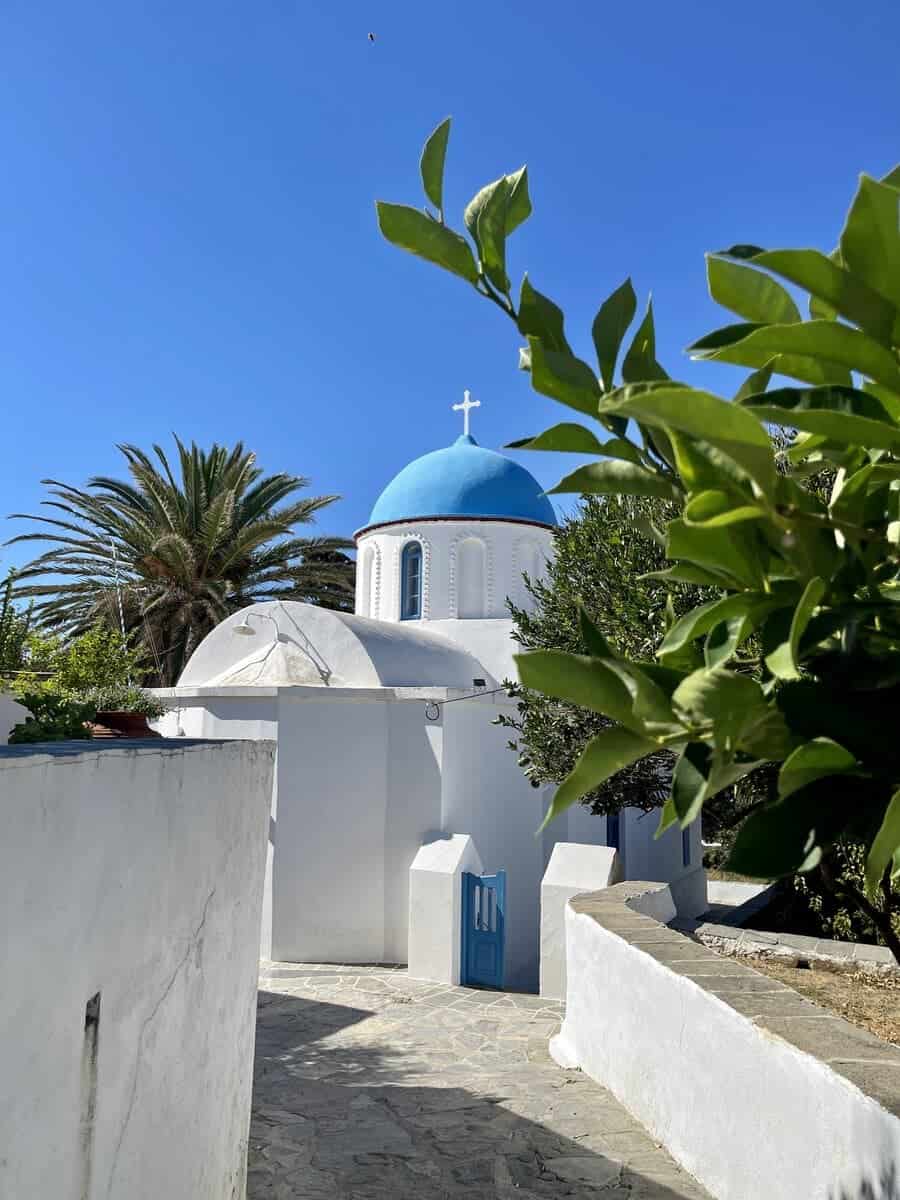 Blue Domed Church in Artemonas, Sifnos