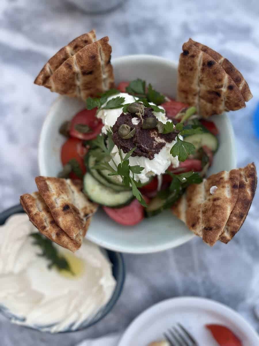 Greek Salad Kafeneio Drakakis