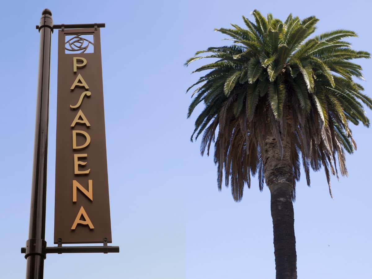 Pasadena California Sign