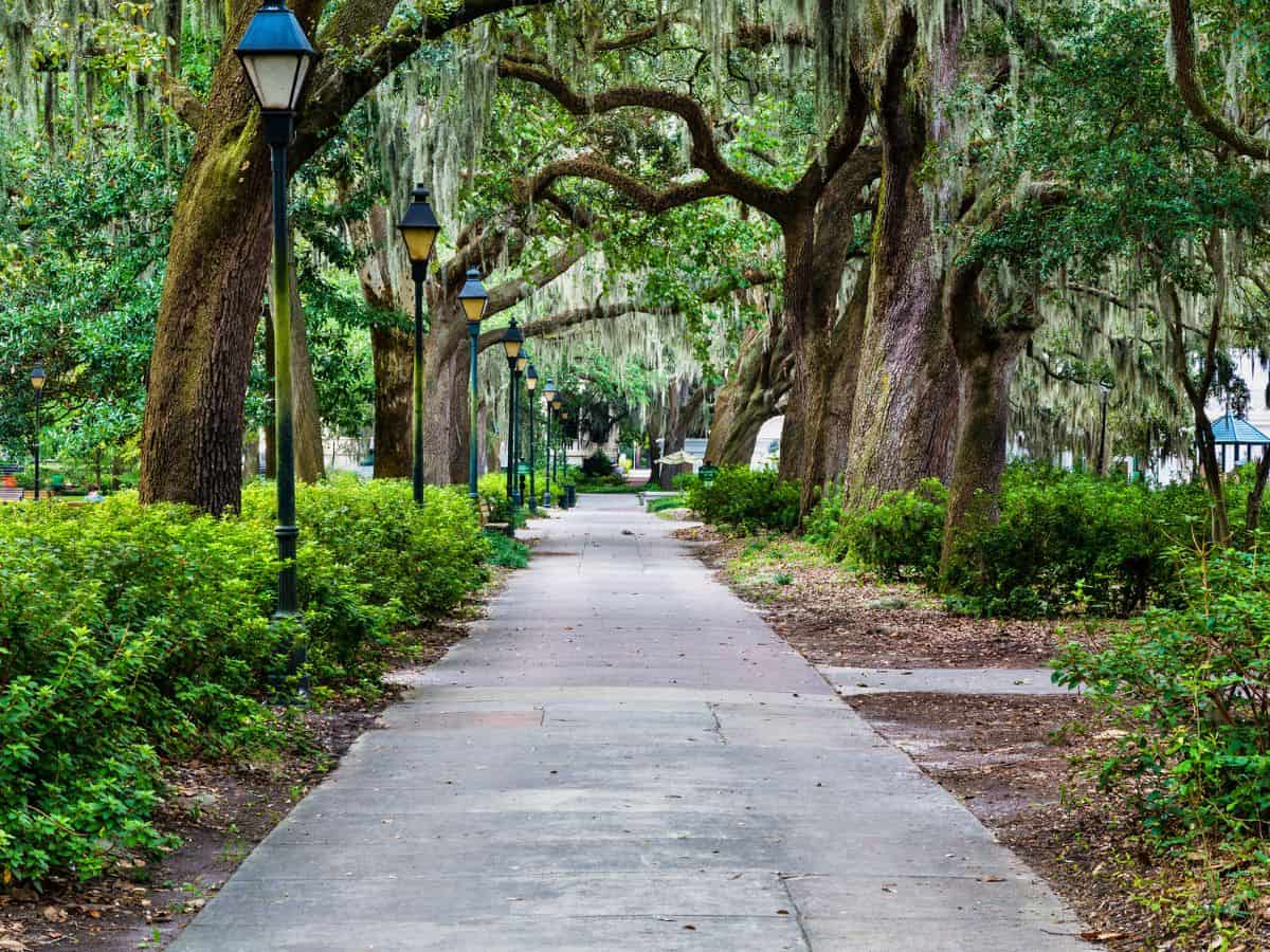 Savannah, GA one of the Best Places to Travel in the US in Winter