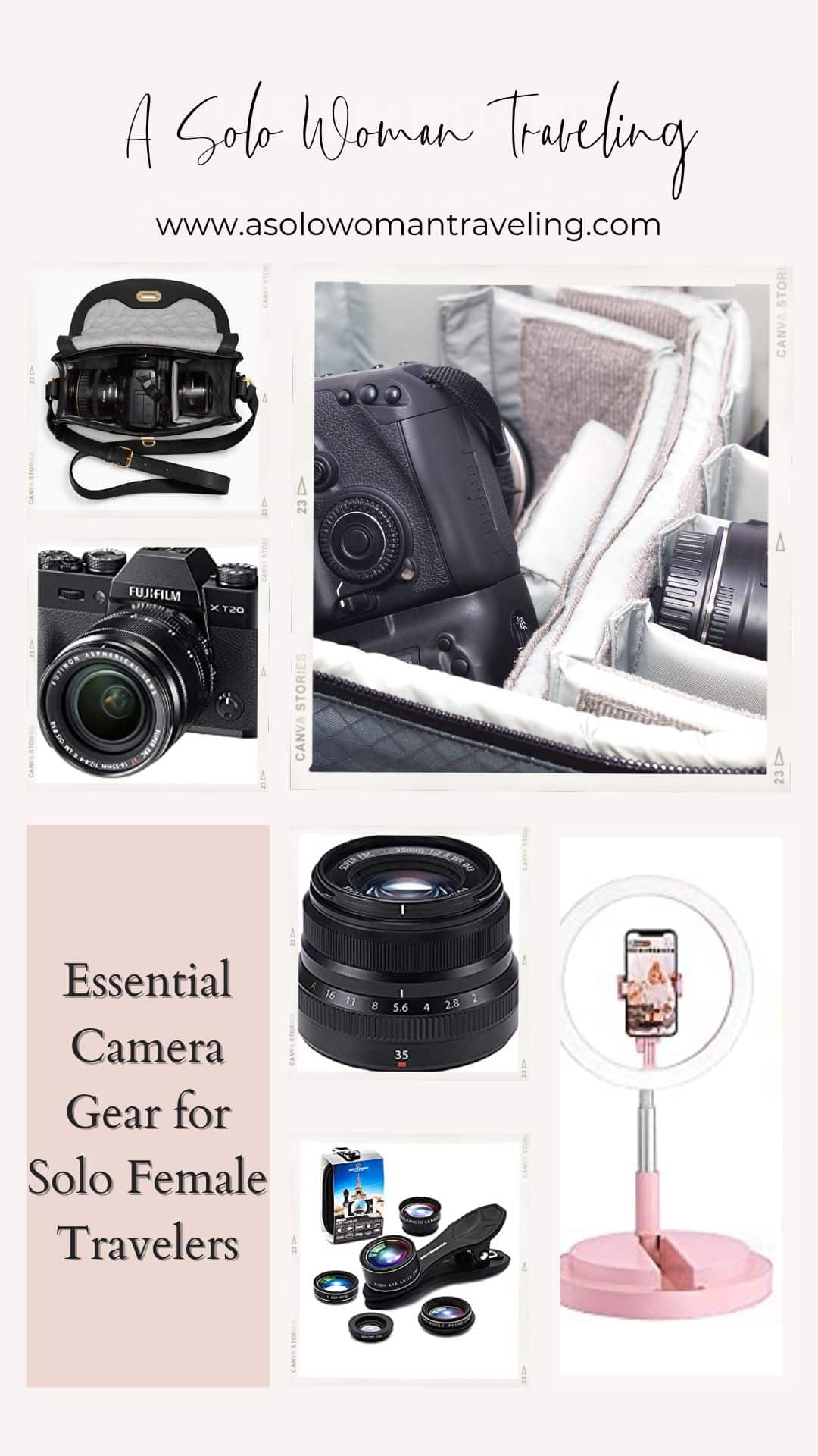 Camera Gear for Solo Female Travelers