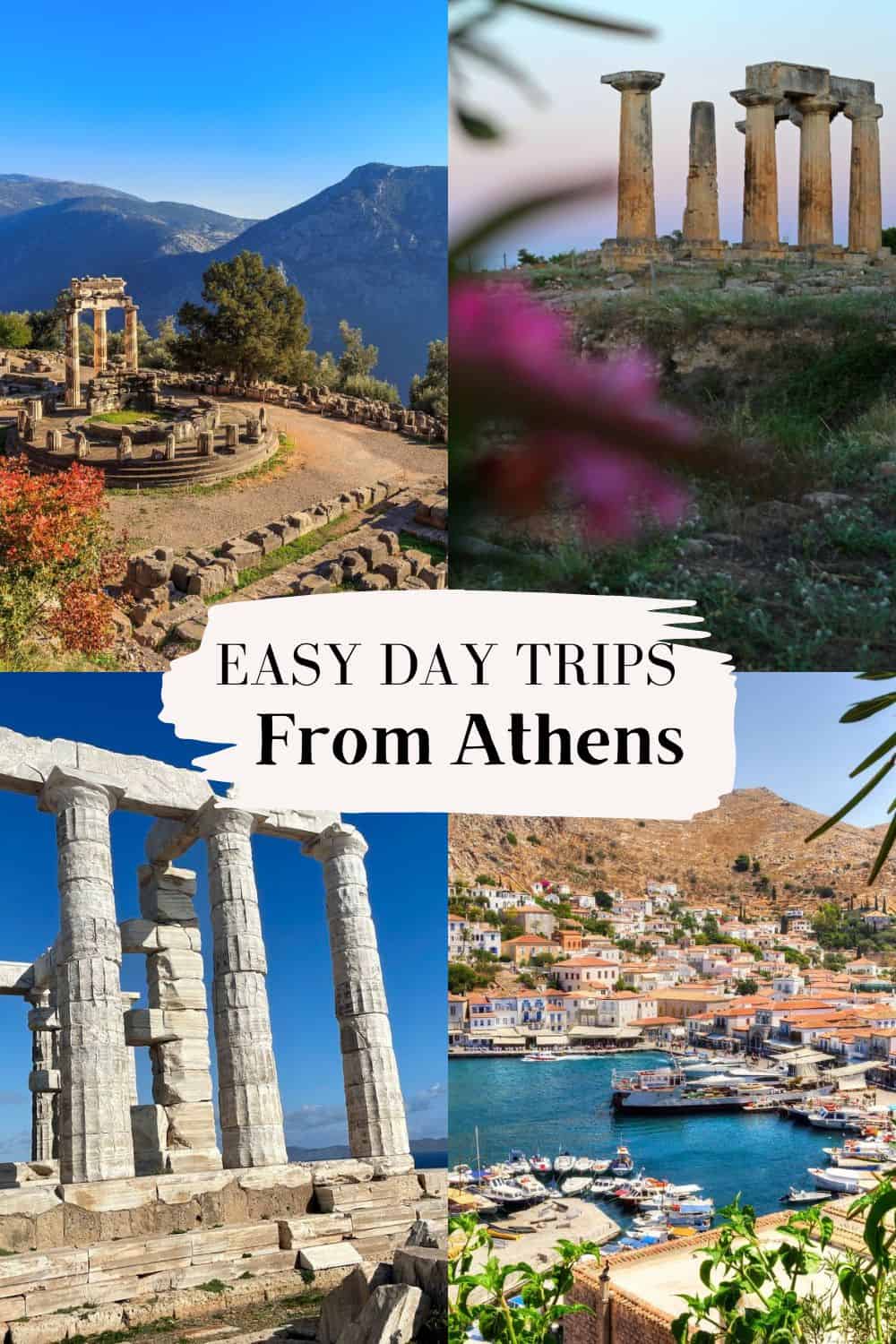 Easiest Day Trips from Athens Greece