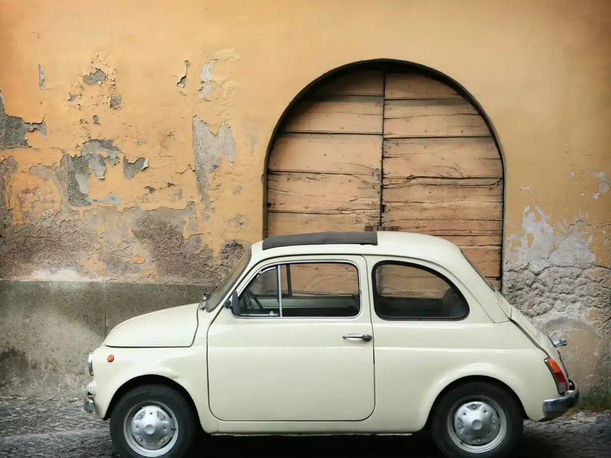 A small car in Italy