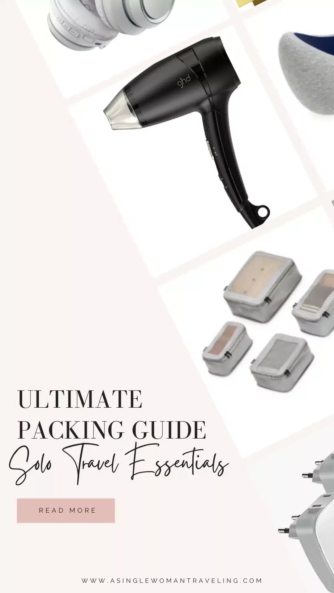 Packing guide with solo travel essentials