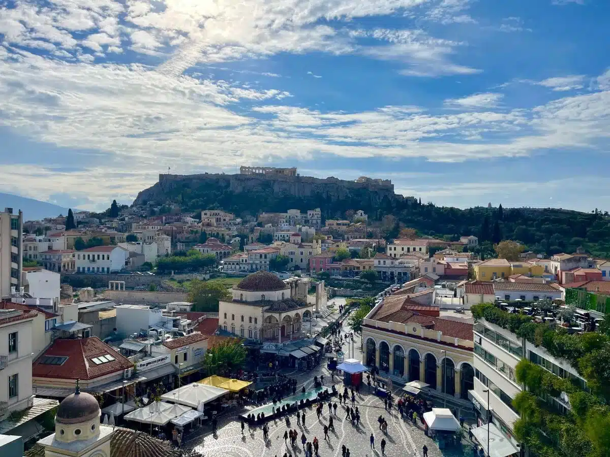 Overview of Athens Greece