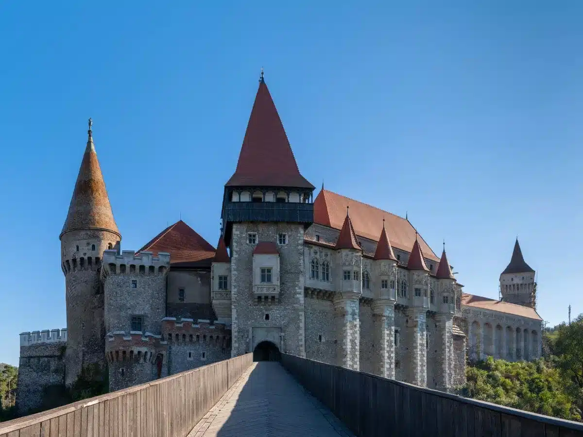 Visiting Corvin Castle in Romania in October