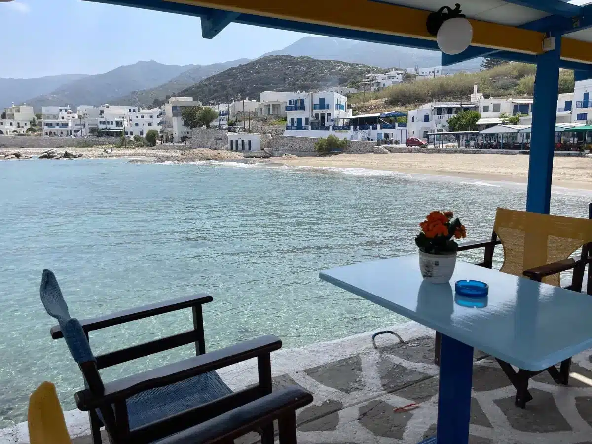Renting a car in Naxos and visiting Apollonas