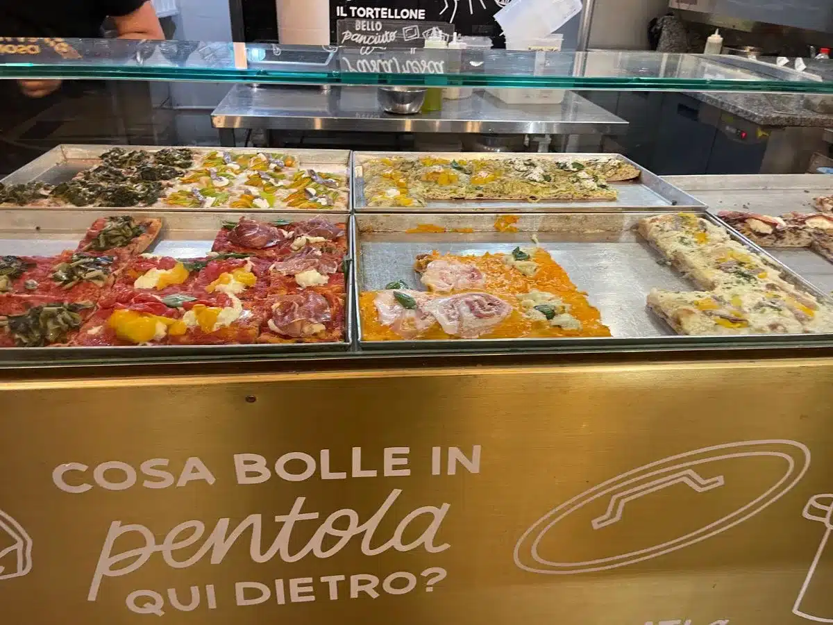 Pizza tasting in Bologna