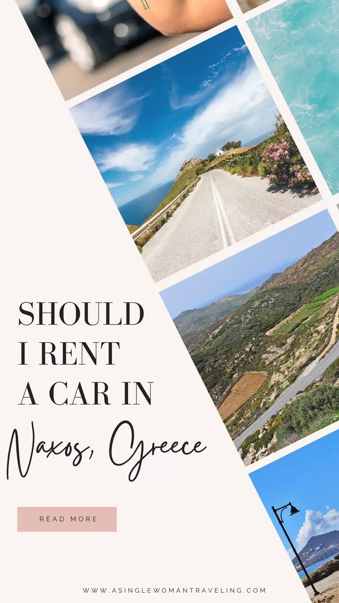 Should I rent a car in Naxos Pinterest Pin
