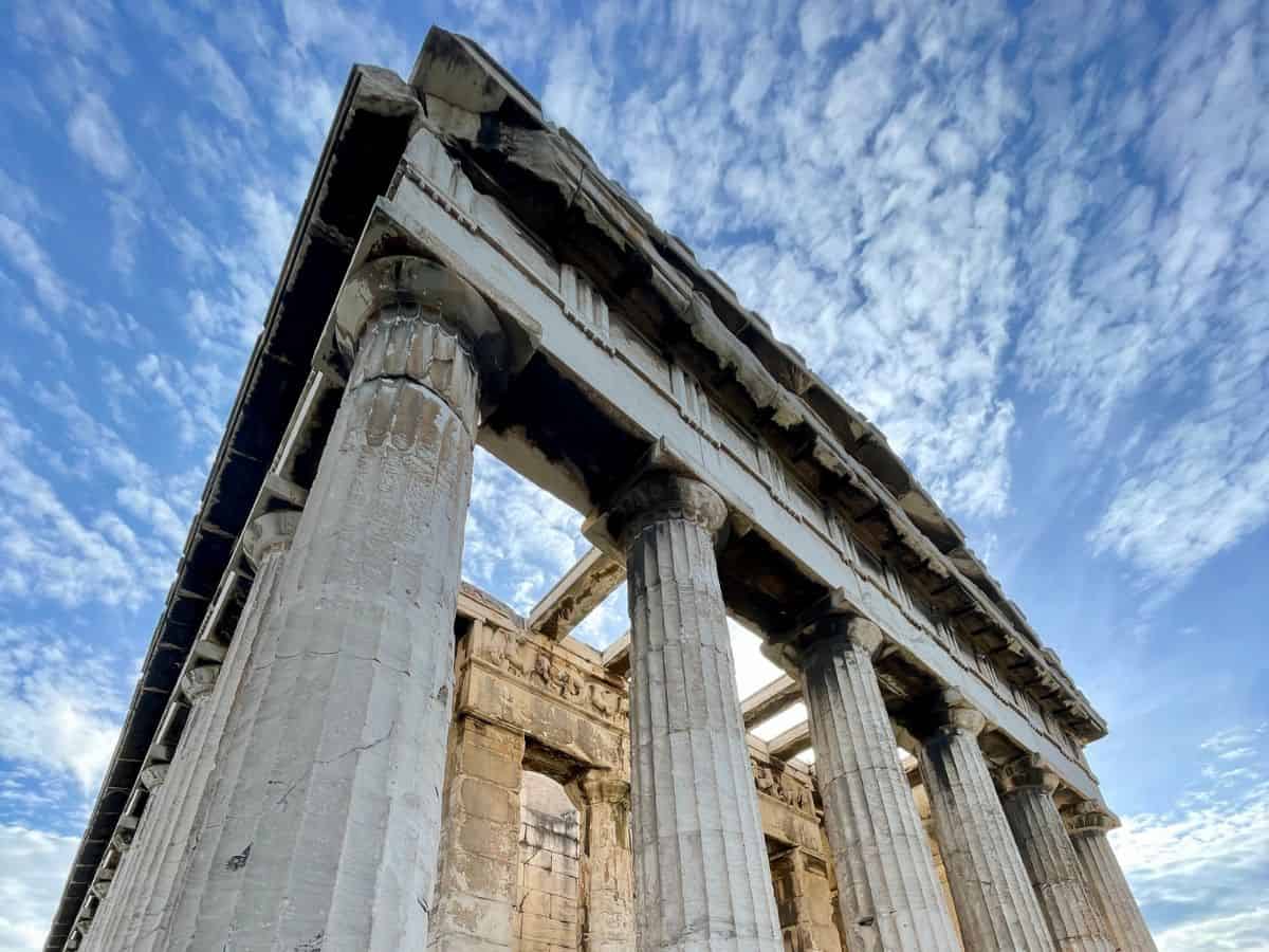 Ancient ruins in Athens