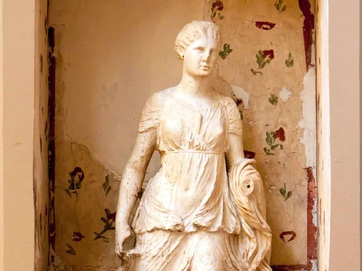 A statue of Helen of Troy. Helen a popular Greek Name