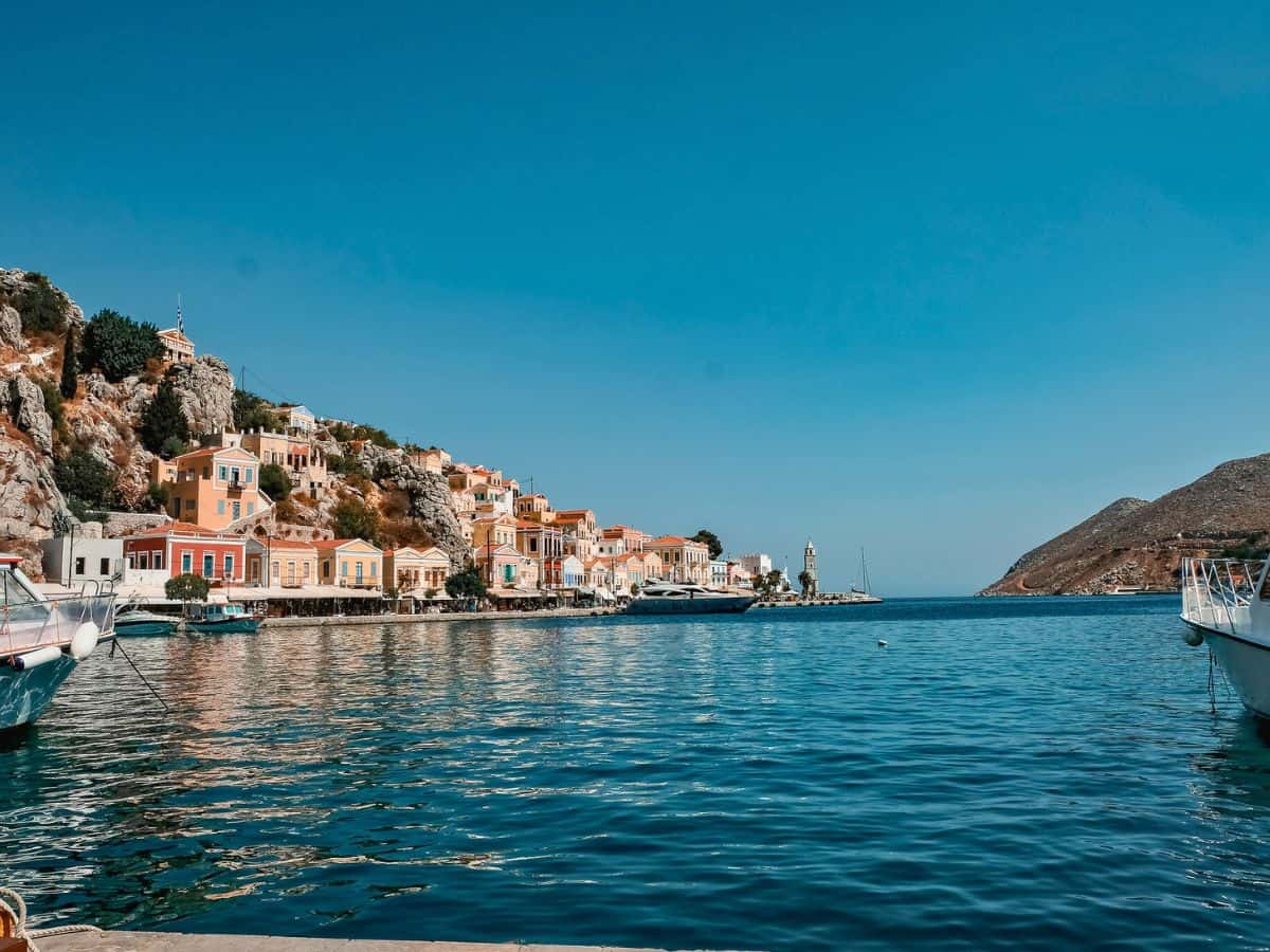 A view of Symi from the harbor