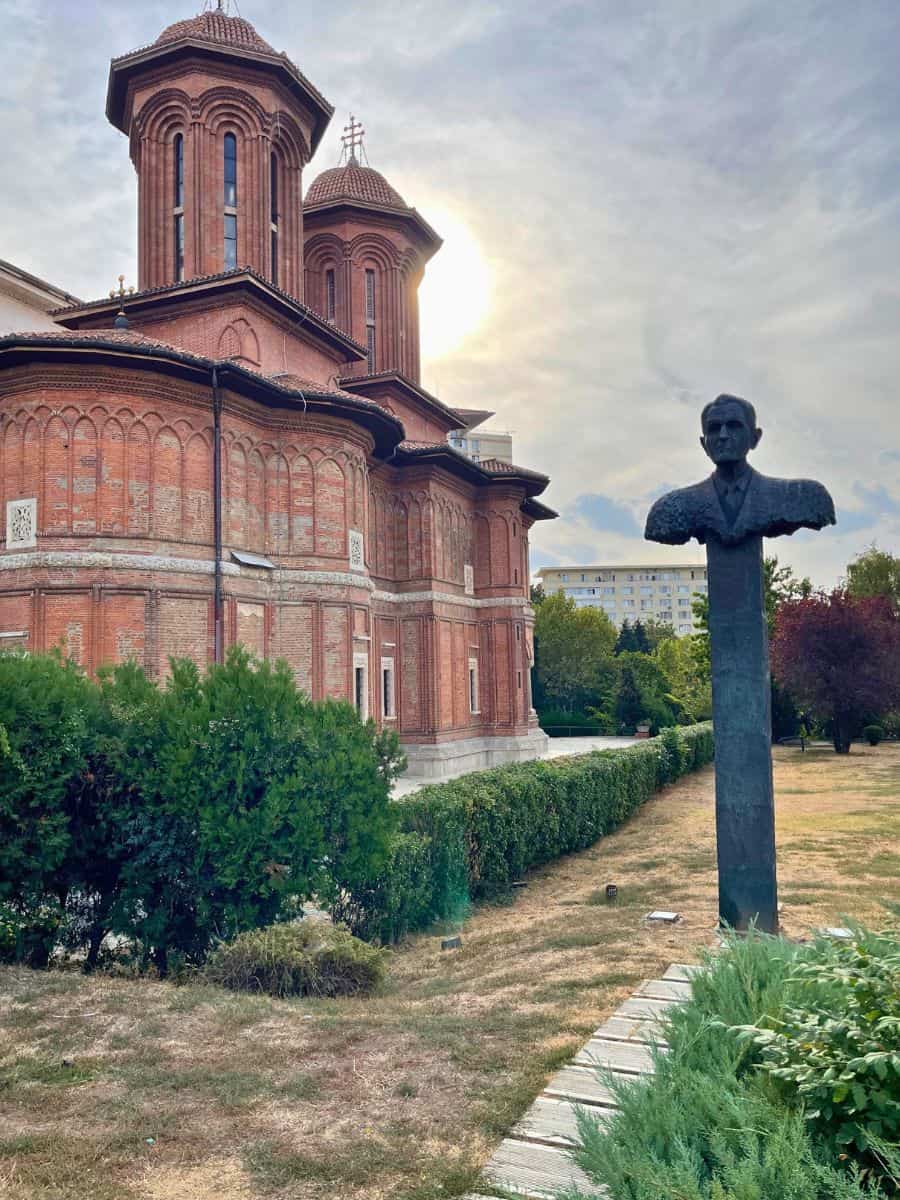 Red brick church in Bucharest. Is romania safe for solo female travellers to explore alone