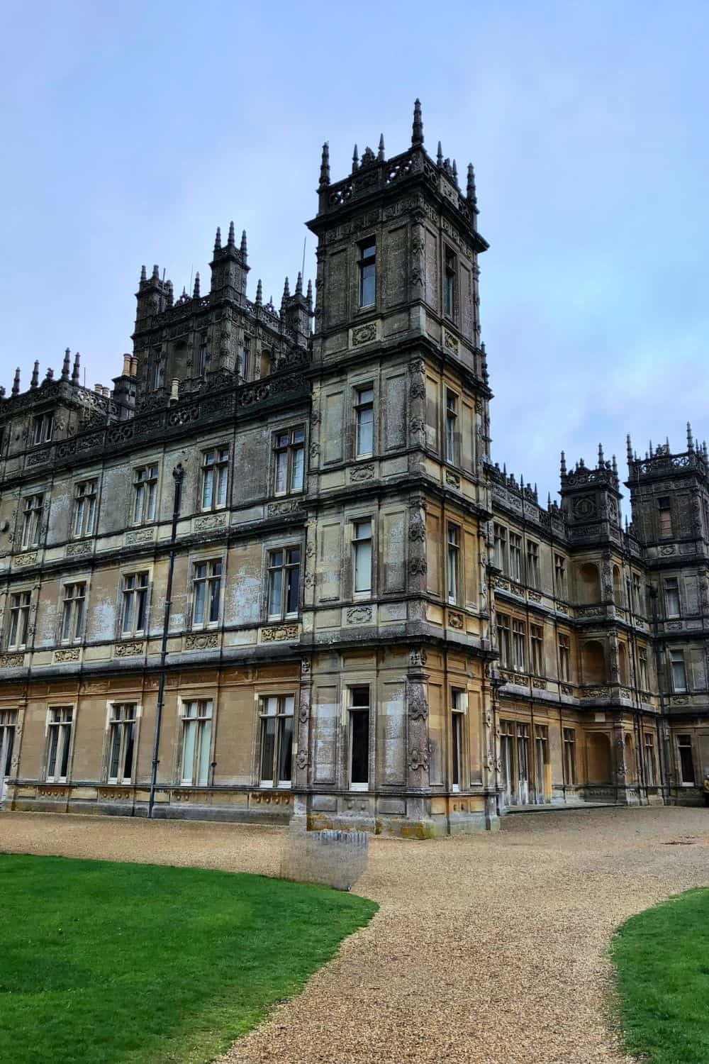 The exterior of Highclere Castle