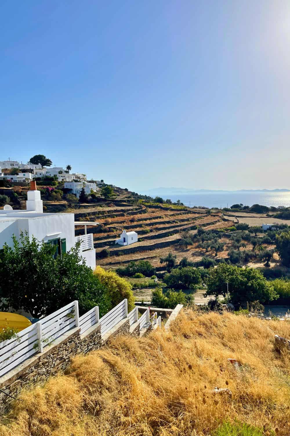 The rolling hills in Sifnos making it worth visiting
